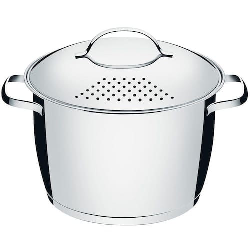 Panela Espagueteira 22 cm Fundo Triplo Aço Inox Allegra - Tramontina Menor preço em Panela Espagueteira 22 cm Fundo Triplo Aço Inox Allegra - Tramontina
