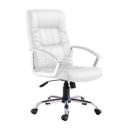 Cadeira de Escritório Presidente Office Plus 0097-7-Hmv Branca Menor preço em Cadeira de Escritório Presidente Office Plus 0097-7-Hmv Branca